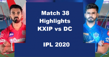 KXIP Vs DC Highlights 2020