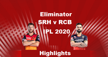 IPL Eliminator SRH vs RCB Highlights 2020