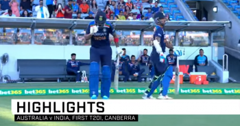 india vs australia highlights 1st t20 2020